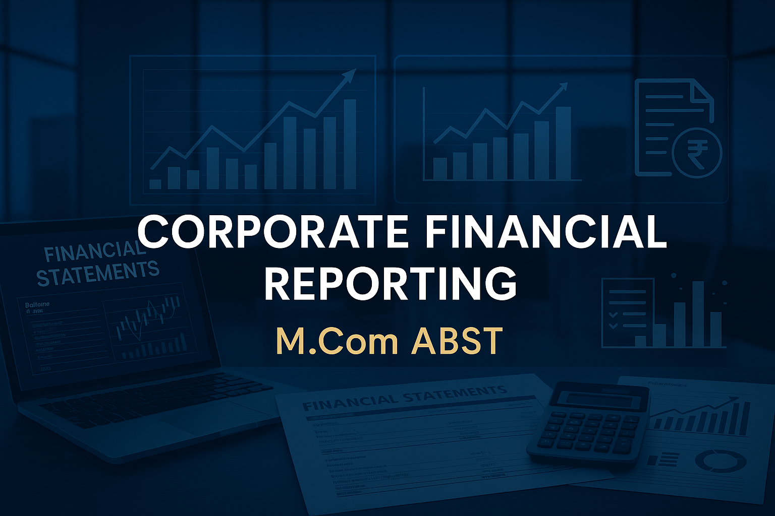 CORPORATE FINANCIAL REPORTING M.COM ABST SEMSTER – 2 PAPER – 5