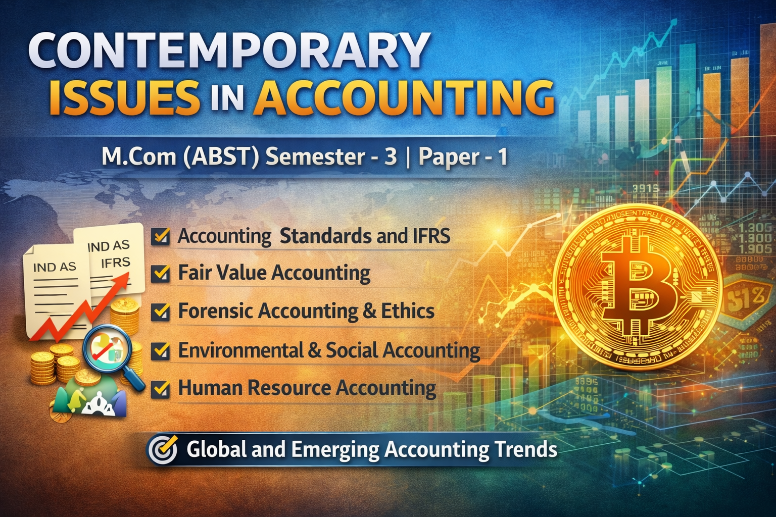 CONTEMPORARY ISSUES IN ACCOUNTING M.COM (ABST) SEMSTER – 3 PAPER – 1