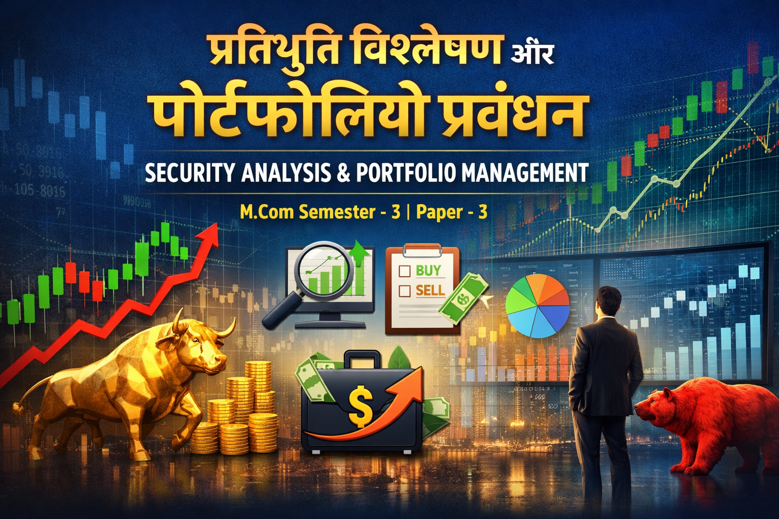 प्रतिभूति विश्लेषण और पोर्टफोलियो प्रबंधन SECURITY ANALYSIS & PORT FOLIO MANGEMENT M.COM (ABST) SEMSTER – 3 PAPER – 3