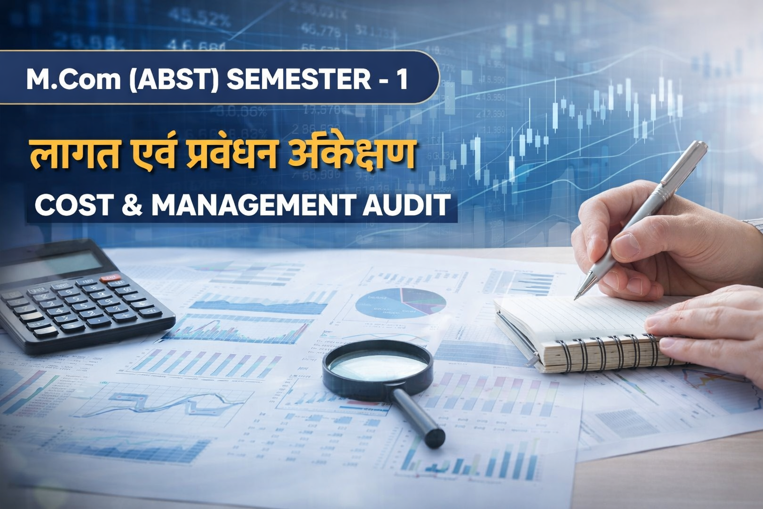 लागत एवं प्रबंधन अंकेक्षण COST & MANAGEMENT AUDIT M.COM (ABST) SEMSTER – 1. PAPER – 6