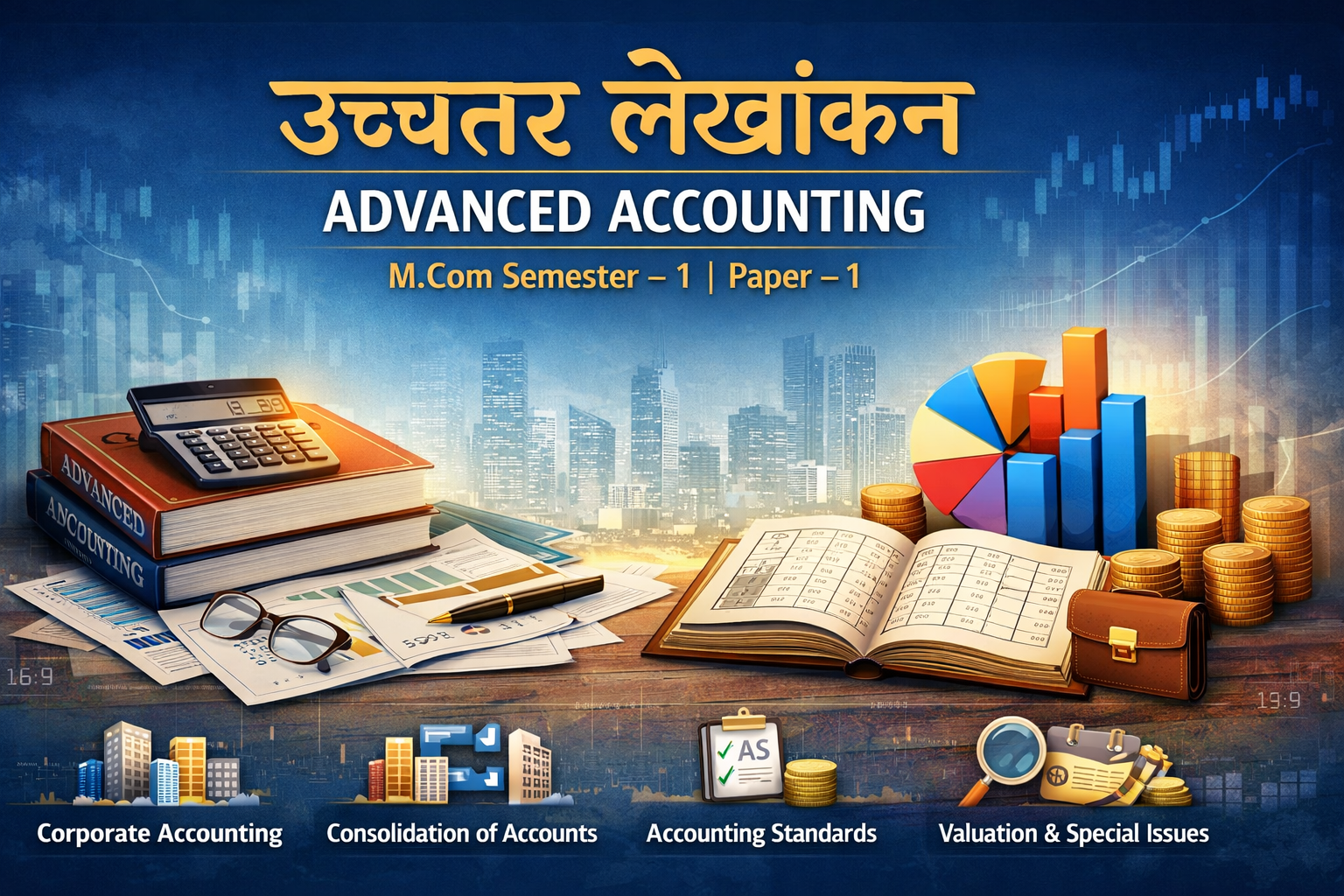 उच्चतर लेखांकन (ADVANCED ACCOUNTING) M.COM SEMSTER – 1 PAPER – 1